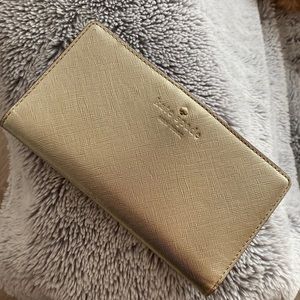 Kate Spade Gold Wallet